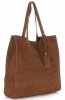 Kožené kabelka shopper bag Vittoria Gotti zrzavá V205454
